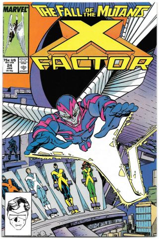 X - Factor 24 Vf,  1988 Marvel Comics 1st App Archangel Key Issue Appearance