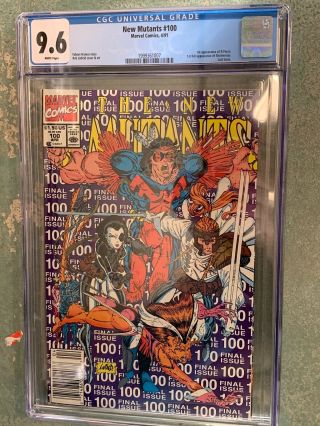 Mutants 100 Cgc 9.  6 W/ White Pages Nm,  1st X - Force