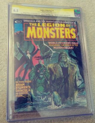 Legion Of Monsters 1 Cgc Ss 6.  5 Neal Adams Rare