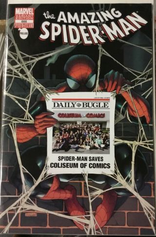 Spider - Man Vol.  1 666 Bugle Variant Marvel 2011 Coliseum Of Comics