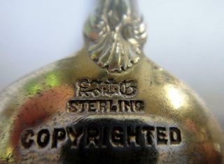 Antique Small Sterling Silver Souvenir Spoon,  Cherub,  Denver,  Colorado,  Gorham 5