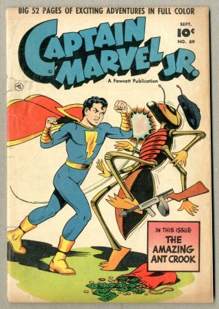 Captain Marvel Jr.  89 1950 Gd 2.  0