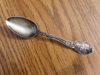 Vintage Sterling Los Angeles / California Souvenir Spoon Eureka E Pluribus Unum