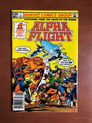 Alpha Flight 1 (1983) 8.  5 Vf Marvel Key Issue Comic Book 1st Pick & Marrina App