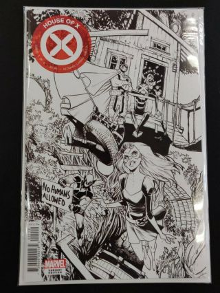 House Of X 1 Marvel Comics Humberto Ramos Party Sketch Variant Cover