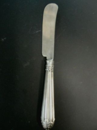 Mid 1800s Vintage Coin Silver Knife With Engravement