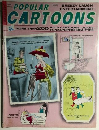 Popular Cartoons Volume 8 18 (1972) Visual Varieties Bill Ward Artwork Vg,