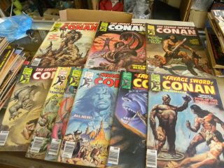 Marvel 1977 9 Issues The Savage Sword Of Conan 22 30 25 37 38 40 44 46 47