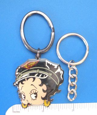 Betty Boop Biker Betty Face - Keychain Key Chain Gift Boxed