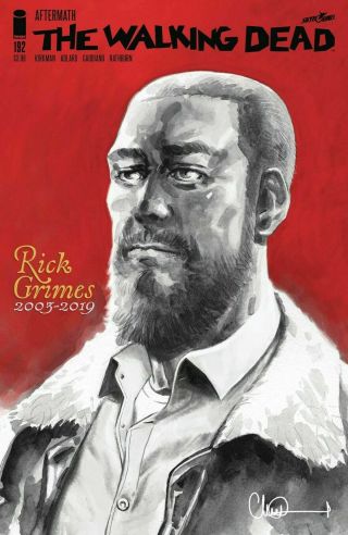 The Walking Dead 192 Special Commemorative Edition Variant Death Of Rick Grimes