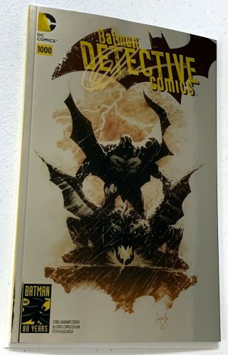 DETECTIVE 1000 - RARE GOLD FOIL EXCLUSIVE - SIGNED BY ARTIST GREG CAPULLO 2