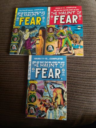 Ec Comics The Haunt Of Fear Annuals Vol1 - 3 Nm Complete Run All Covers