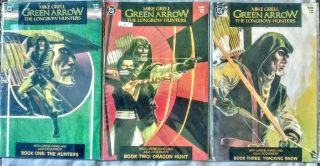Green Arrow : The Longbow Hunters - S 1,  2 & 3 - 1st Print - Complete Set - Nm