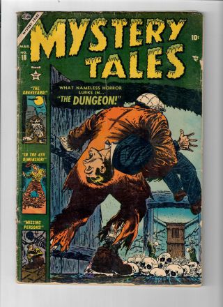 Mystery Tales 18 - Grade 4.  0 - Golden Age Gene Colan & Dick Ayers