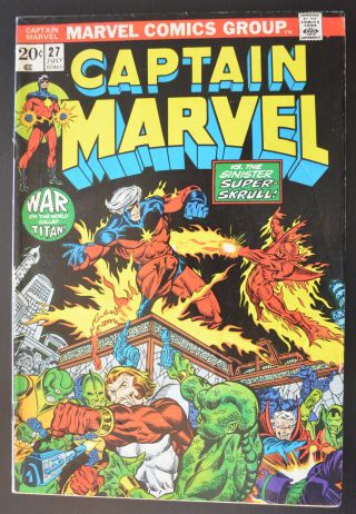 Captain Marvel 27 (july 1973 | Volume 1 | Marvel) 1st Appearance Of Death