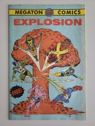 Megaton Comics Explosion 1 1st Appearance Of Youngblood Rob Liefeld Vf