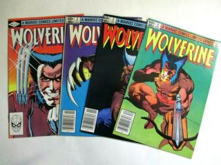 Wolverine Limited Series 1 - 4 Frank Miller 1982 Complete Set 9.  0 - 9.  2 Key Set