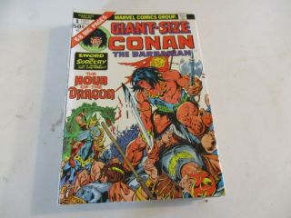 Giant Size Conan The Barbarian 1 - - Roy Thomas,  Gil Kane - - 1976 - - Fine,