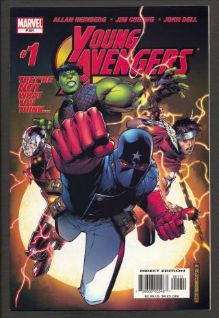 Young Avengers (2005) 1,  2,  3,  4,  5 1st Prints 1st Kate Bishop App.  Nm