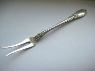 Towle Sterling Silver Serving Pickle / Olive Fork Old Mirror Pattern
