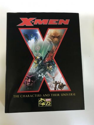 X - Men The Characters And Their Universe Michael Mallory 2014 Hardcover Hc Book