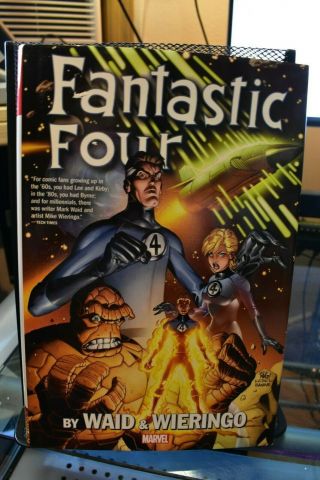 Fantastic Four By Waid & Wieringo Omnibus Marvel Deluxe Hardcover Rare Ff Thing