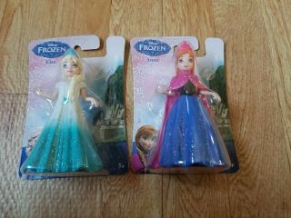 Mattel Magiclip Disney Princess Frozen Anna,  Elsa 2014 (usa Ships)