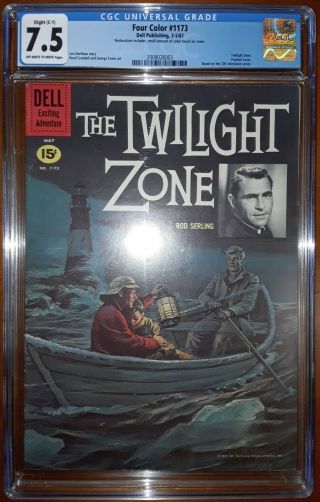 Twilight Zone 1 (four Color 1173) Cgc 7.  5 (1961) - Slight (c - 1) Color Touch