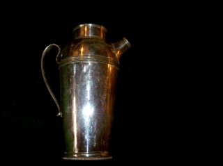 Antique Art Deco? Silver Plated Cocktail Shaker? Pot?  Igene Patent - 256156/26