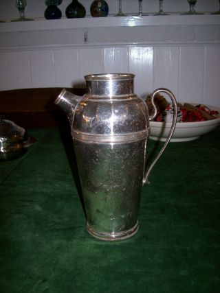 Antique Art Deco? Silver plated Cocktail Shaker? Pot?  IGENE PATENT - 256156/26 3