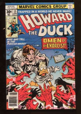 Howard The Duck (1976 Series) 13 In Very Fine.  Marvel Comics [ Ni]