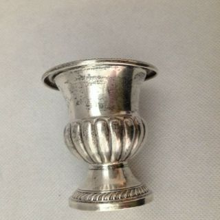 Hamilton Silversmiths Sterling Silver Weighted Toothpick Holder Vintage