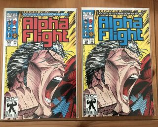 Alpha Flight 106 - Nm (1) First And 1) Second Printing.  Northstar Gay Revelation.