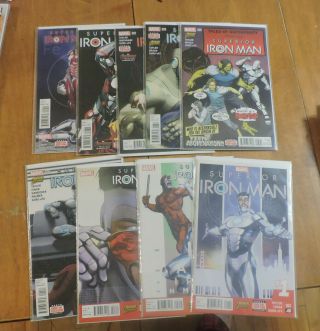 Superior Iron Man 1 2 3 4 5 6 7 8 9 Complete Series Vf/nm To Nm