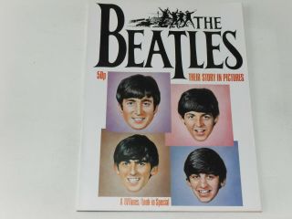 The Beatles 1982 Itv Books 52 Page Book Of Their Story In Pictures