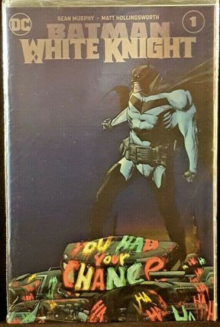 Dc Comic Batman White Knight 1 Foil Variant Nm Neo Joker Harley Catwoman Gotham