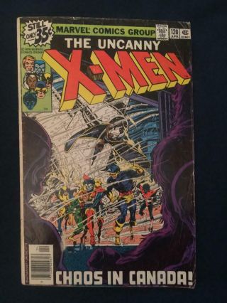 X - Men 120 (1979) Key Issue - 1st Alpha Flight,  1st Vindicator - G,