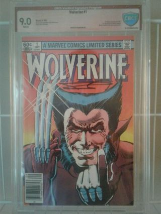 Wolverine Limited Series 1 Signed Frank Miller 9.  0 Cbcs