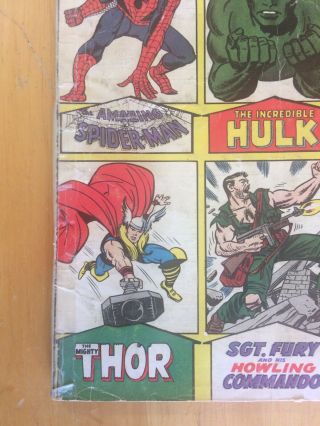 Marvel Tales Annual No.  1 VG - (3.  5) 1964 72 Page - Spider - Man Hulk Thor Ironman 5