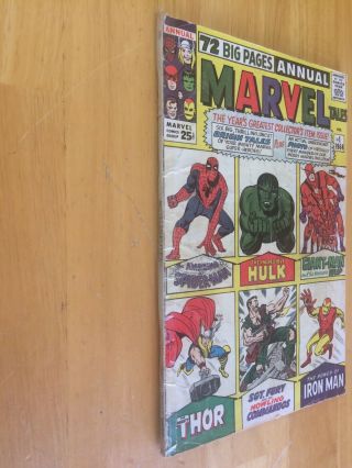 Marvel Tales Annual No.  1 VG - (3.  5) 1964 72 Page - Spider - Man Hulk Thor Ironman 6