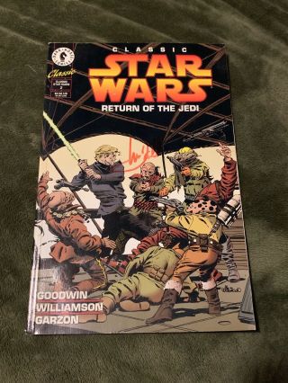Signed Mark Hamill - Classic Star Wars: Return Of The Jedi - Goodwin,  Williamson