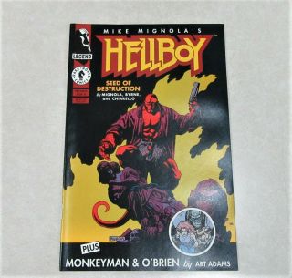 Dark Horse Comics Hellboy Seed Of Destruction Number 1 Legend Mignola Very Good