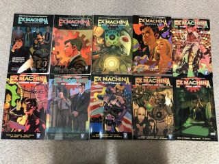 Ex Machina Vol 1 - 10 Brian K.  Vaughan Complete Series Tpb