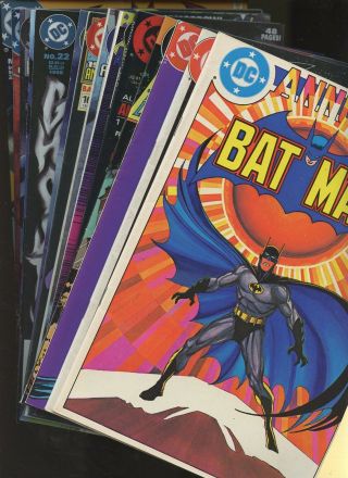 Batman Annual 89,  9,  10,  12,  13,  14,  15,  16,  22,  Shadow Of The Bat & More 14 Books Dc