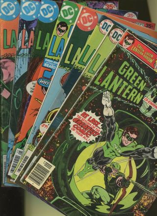 Green Lantern 90,  91,  92,  93,  94,  96,  97,  98 8 Books Dc Hal Jordan Green Arrow