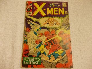 X - Men 15 1965 2nd Sentinels 1st Master Mold Origin Beast Stan Lee Jack Kirby Key