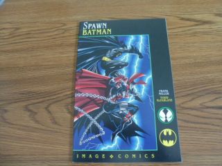 Spawn Batman 1 Mcfarlane Image Comic Book Upc Newsstand Variant