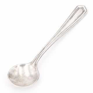 Vtg Sterling Silver - Miniature Salt Spice Spoon - 3.  5g
