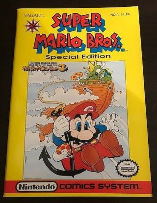Collectible 1989 Nintendo Valiant Comics Mario Bros.  Special Edition