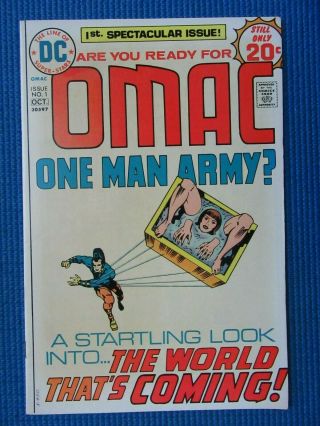 Omac 1 - (nm) - - 1st Issue - Jack Kirby - One Man Army - Plus 6,  7